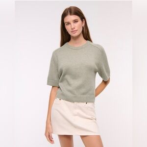Abercrombie & Fitch Madeline Crew Sweater Tee